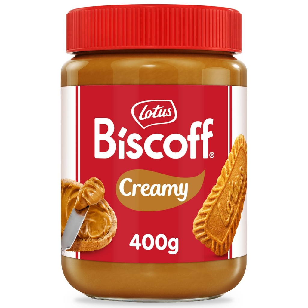 LOTUS BISCOFF SMOOTH COOKIE SPREAD 400G