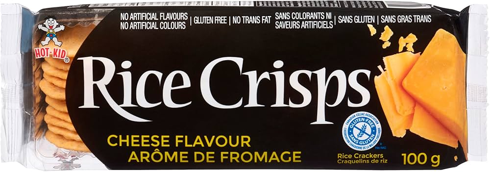 HOT KID RICE CRISPS CHEESE 100G