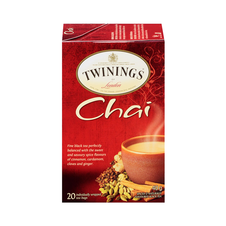 TWININGS CHAI TEA 40G/20CT 