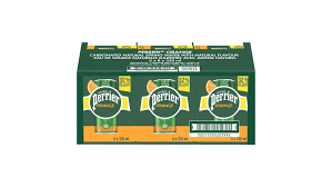 PERRIER WATER CANS ORANGE 330ML /24CT 