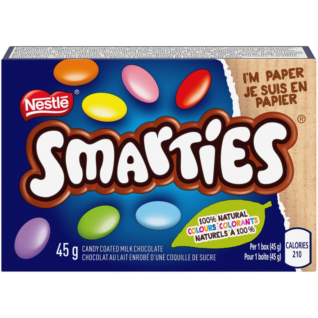 SMARTIES SINGLE BAR 45G  