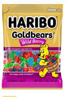 HARIBO GOLDBEARS WILD BERRY 5oz (U)