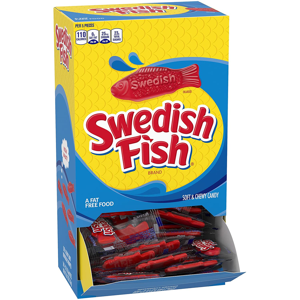 SWEDISH FISH SOFT & CHEWY CANDY 240CT