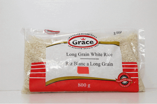 GRACE LONG GRAIN WHITE RICE 800G