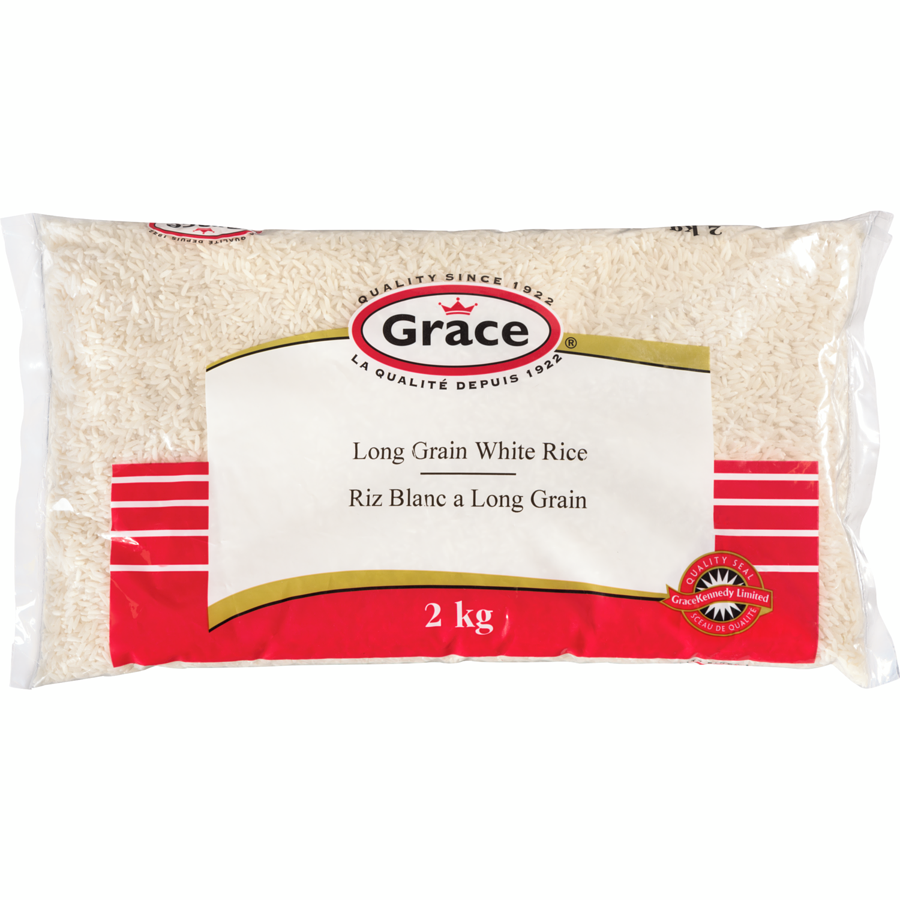 GRACE LONG GRAIN WHITE RICE 2KG