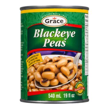 GRACE BLACK EYE PEAS CAN 540ML