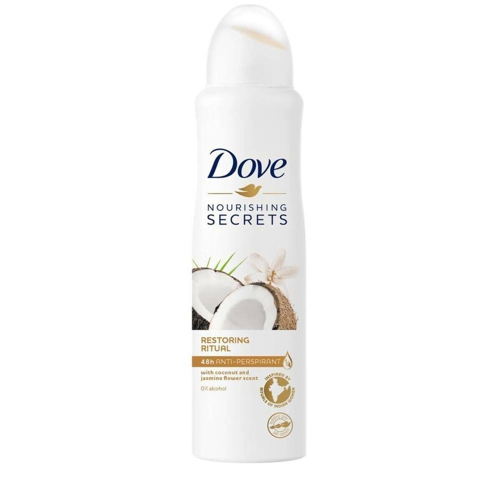 DOVE COCONUT & JASMINE SPRAY 150ML  