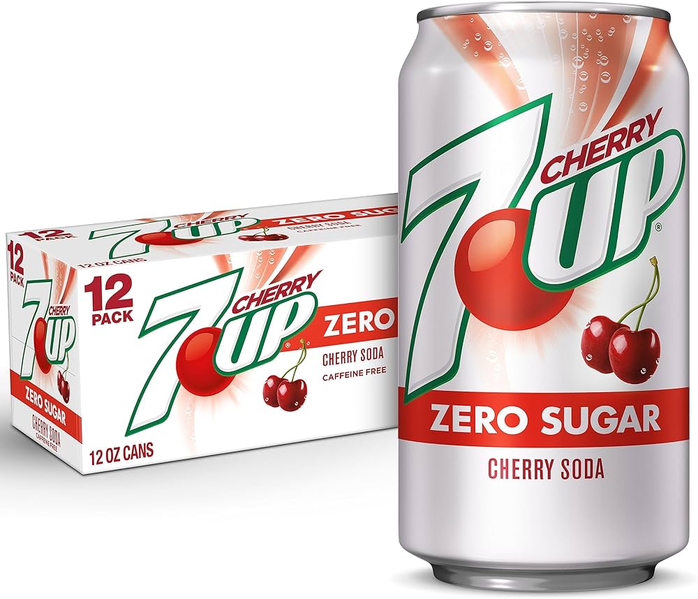 7UP CHERRY ZERO CANS 355ML/12CT (US) 