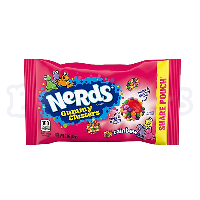 NERDS RAINBOW GUMMY CLUSTERS 85G