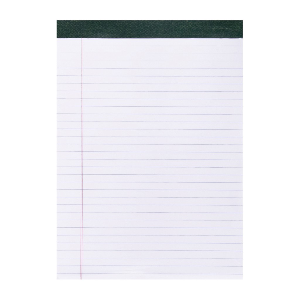 WHITE PAPER WRITING PAD 8.5X11" 