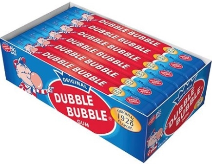 DOUBBLE BUBBLE GUM BIG BAR 85G/ 24CT
