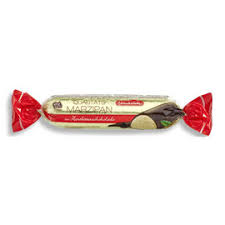 SCHL- MARZIPAN IN DARK CHOCO 100G