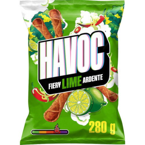 HAVOC FIERY LIME CHIPS 80G 