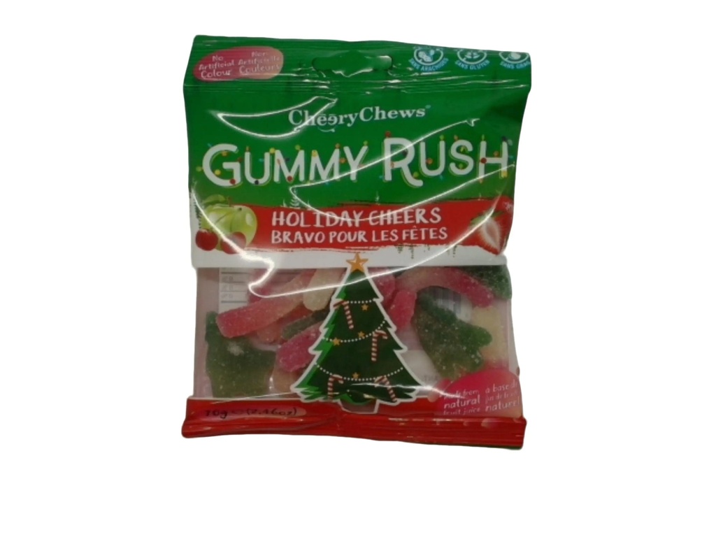 GUMMY RUSH HOLIDAY CHEERS 70G 