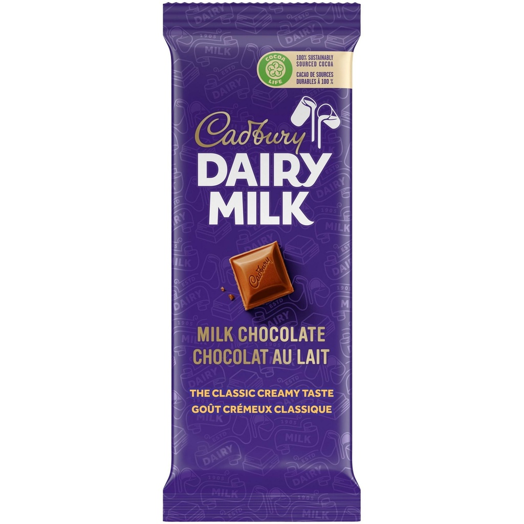 CADBURY DAIRY MILK-MILK CHOCOLATE 100G