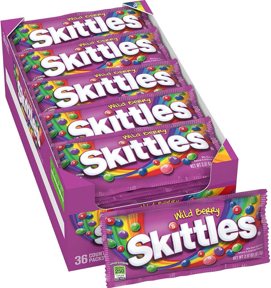 SKITTLES WILD BERRY 61G / 36CT 