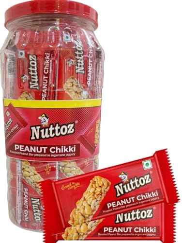 NUTTOZ PEANUT CHIKKI  15G / 50CT 