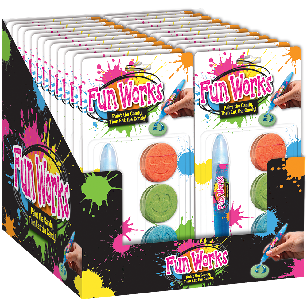 FUN WORK PAINT THE CANDY / 24CT