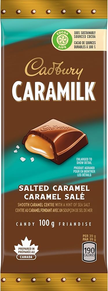 CADBURY CARAMILK SALTED CARAMEL 100G