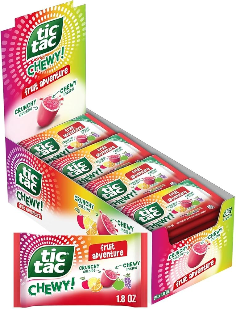 TIC TAC CHEWY FRUIT 24CT