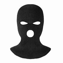 BLACK HOLE KNITTED FULL FACE MASK