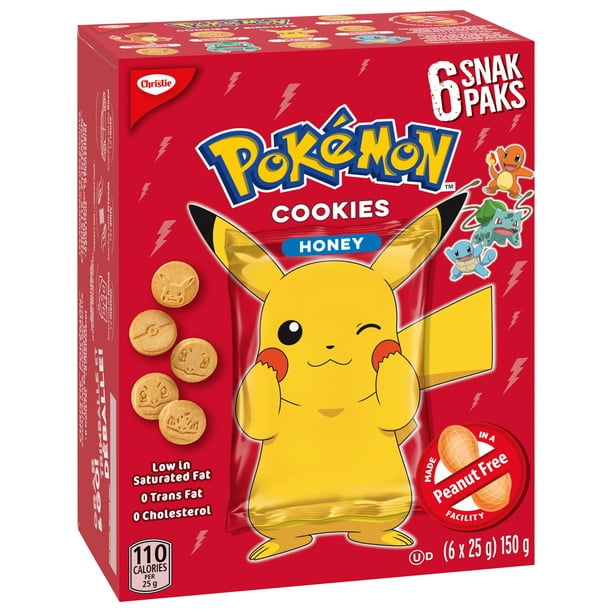 POKEMON COOKIES HONEY 6CT/25G   