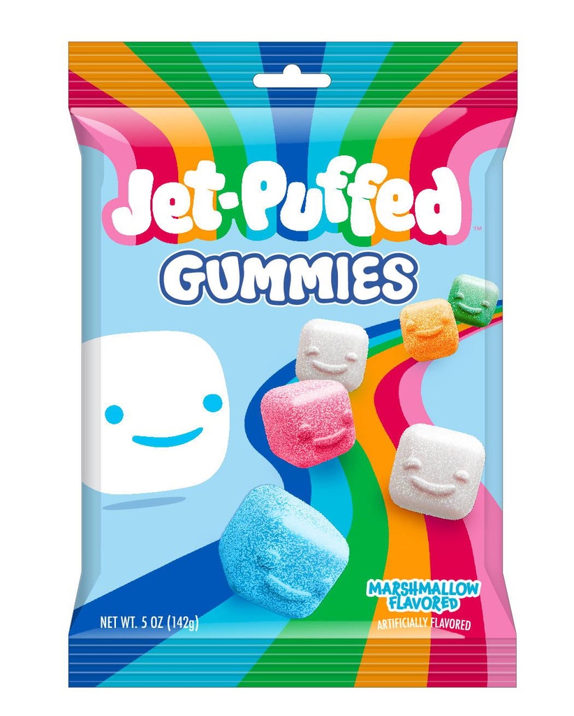 JET-PUFFED GUMMIES MARSHMALLOW FLVR 142G