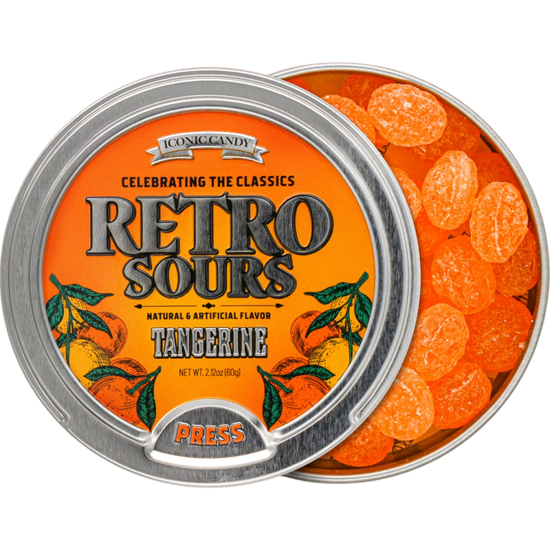 ICONIC RETRO SOURS TANGERINE 8TINS 
