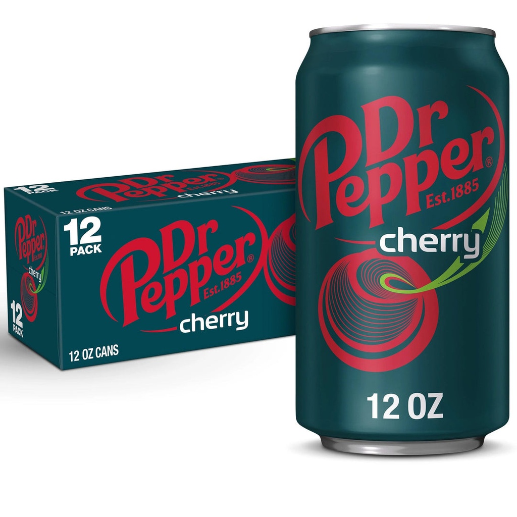 DR PEPPER CHERRY CANS 355ML/12CT (U) 