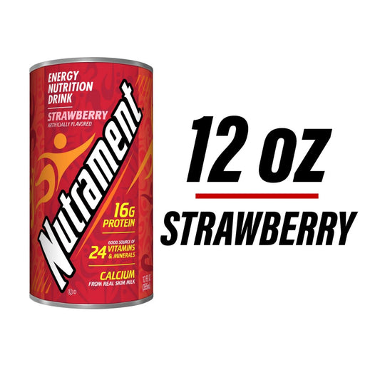 NUTRAMENT STRAWBERRY ENERGY DRINK 325ML/12CT