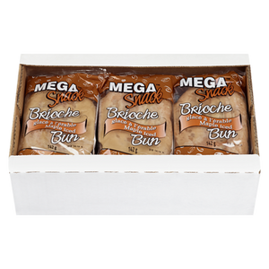 MEGA SNACK HONEY ICED BUN 142G/12CT