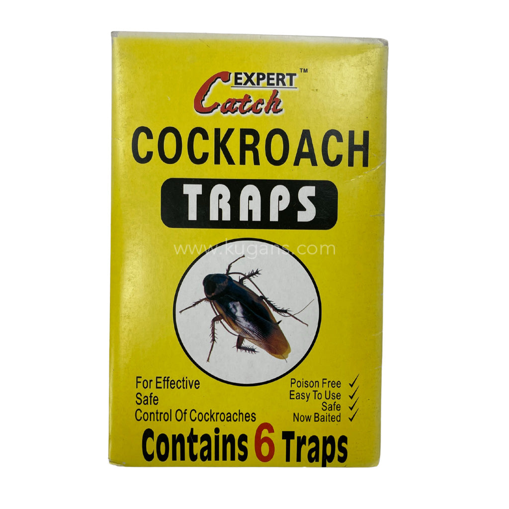 GLUE TRAPS COCKROACH 6/PK 