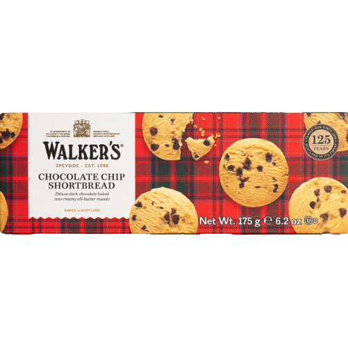 WALKER'S CHOCOLATE CHIP SHORTBREAD 125G