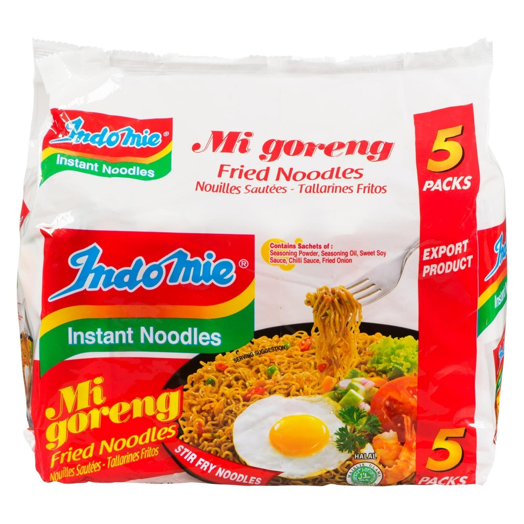 INDOMIE FRIED NOODLES 85G/5PK
