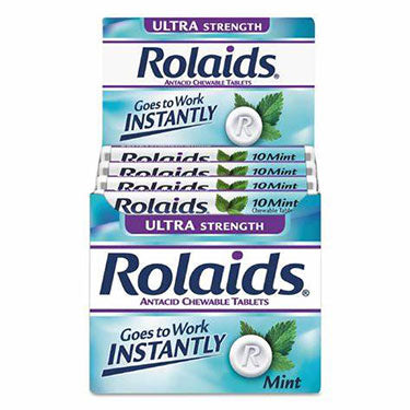 ROLAIDS ULTRA MILNT CHWABLE TABLETS 12/CT