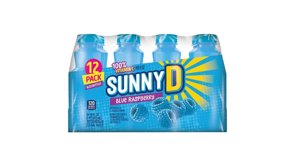 SUNNY D  BLUE RASPBERRY 12CT
