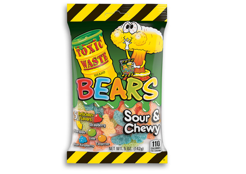 TOXIC WASTE BEARS SOUR & CHEWY 142G