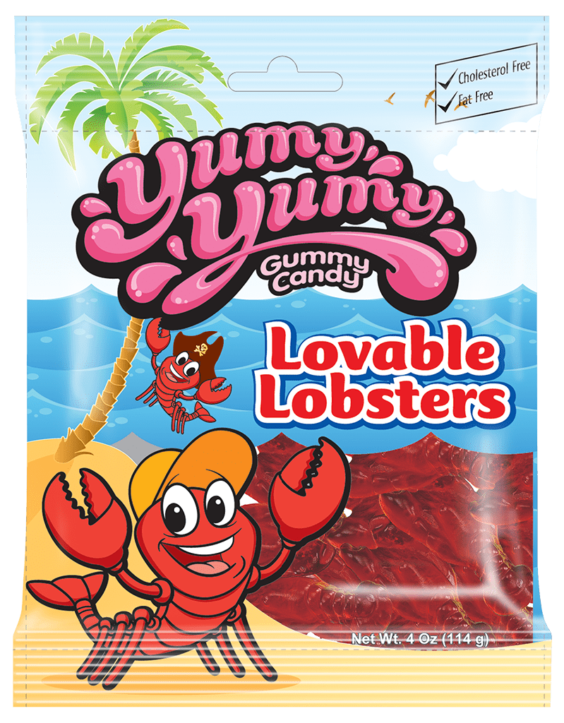 YUMY YUMY LOVABLE LOBSTERS 4OZ
