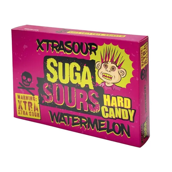 SUGA SOURS WATRMELON HARD CANDY 100G (UK)