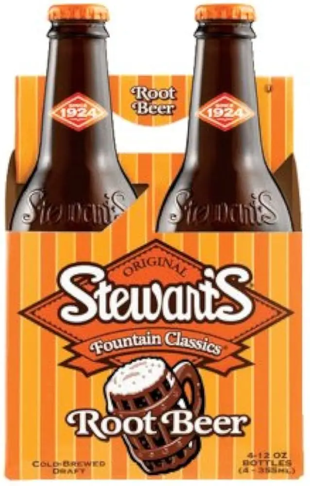 STEWART'S ROOT BEER 355ML/4CT 