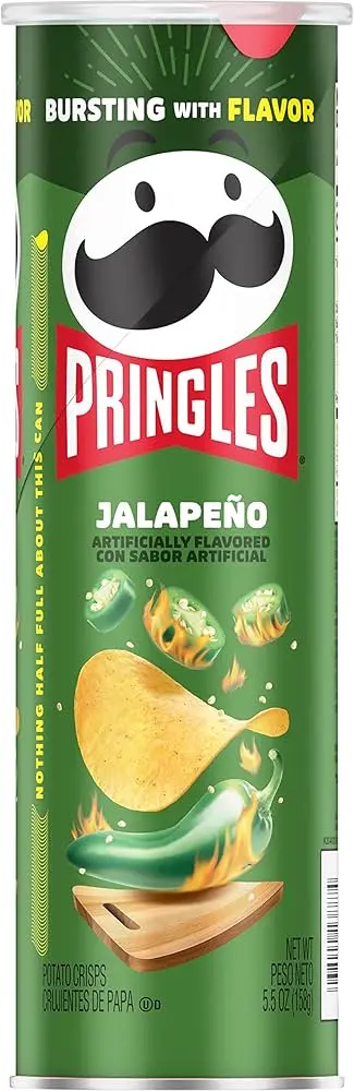 PRINGLES CHEESY JALAPENO /158G  