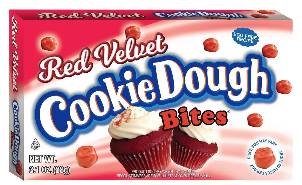 COOKIE DOUGH BITES RED VELVET THEA. 88G