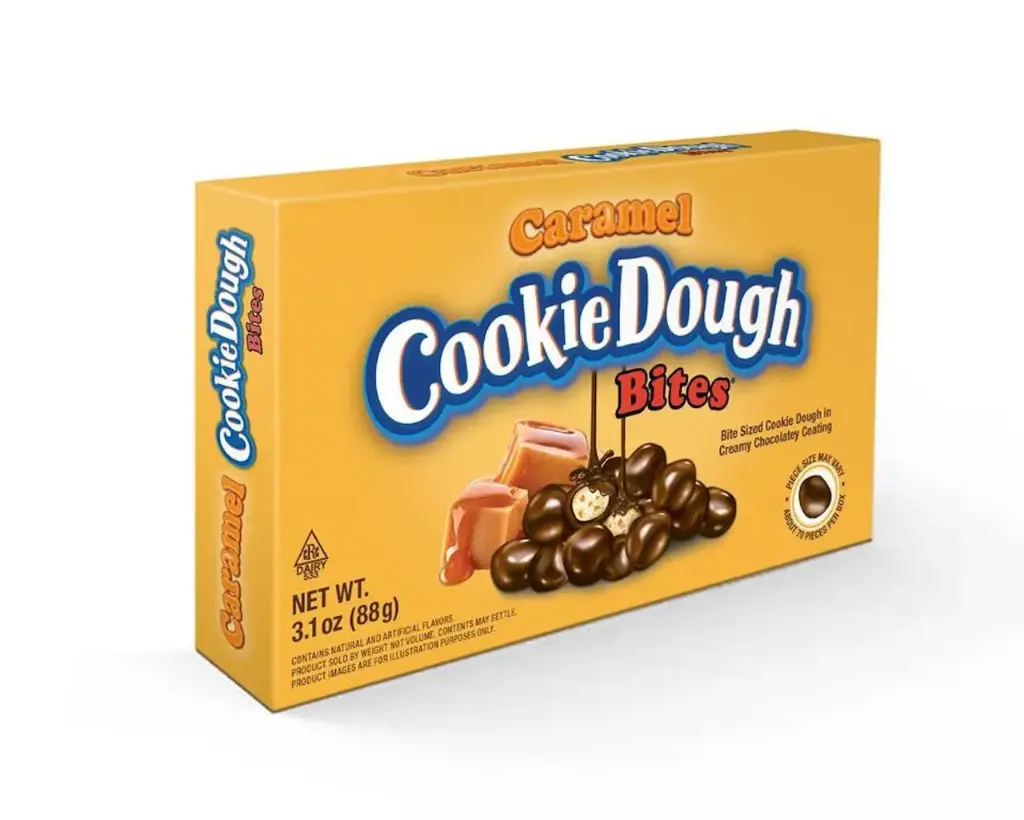 COOKIE DOUGH BITES CARAMEL THEA. 88G
