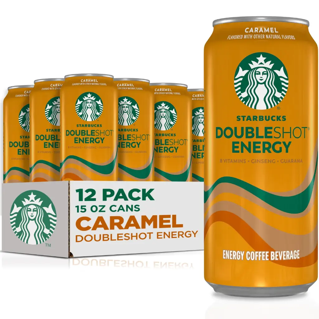 STARBUCKS DBL SHOT  CANS CARAMEL 444ML/ 12CT 