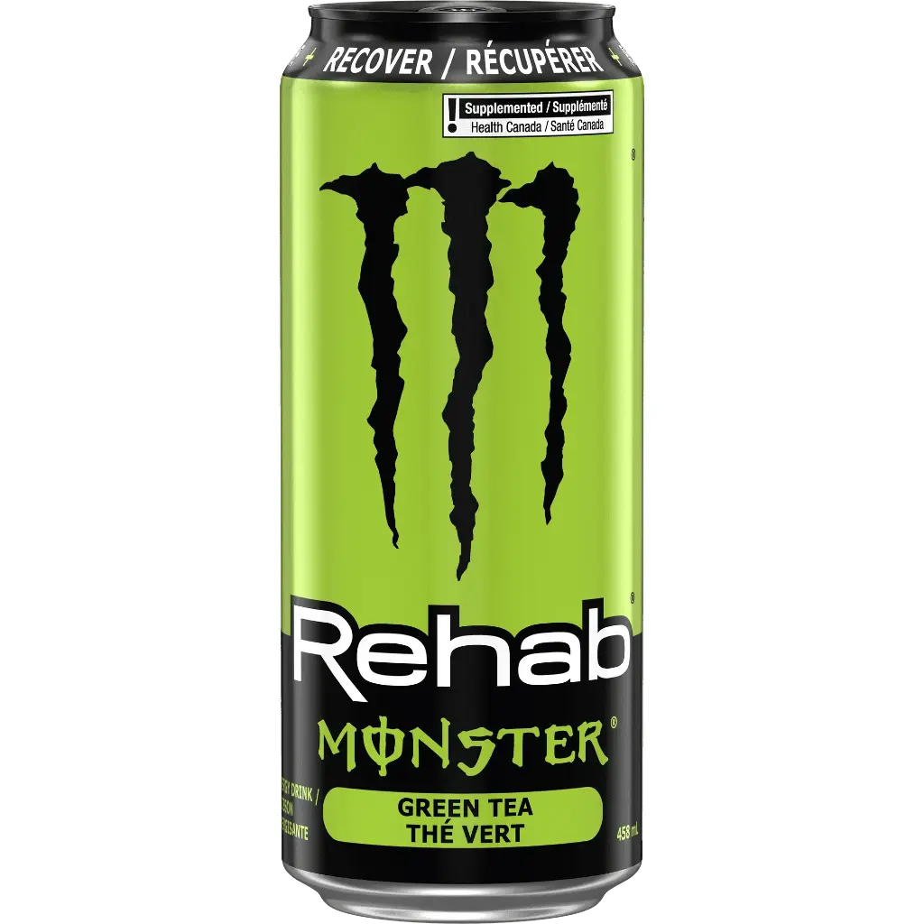MONSTER REHAB GREEN TEA 458ML 12CT