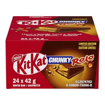 KITKAT CHUNKY ROLO 42G/24CT