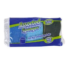 ASSORTED HOUSEHOLD SCRUBBERS