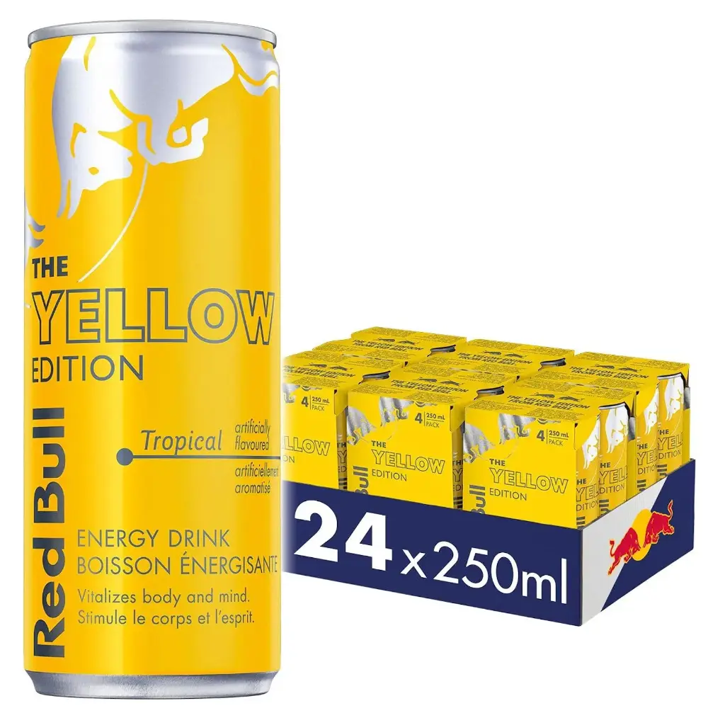 RED BULL YELLOW TROPICAL EDITION 250ML/24CT