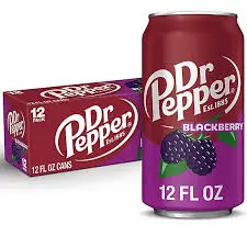 DR PEPPER BLACKBERRY CANS 355ML/12CT (U)