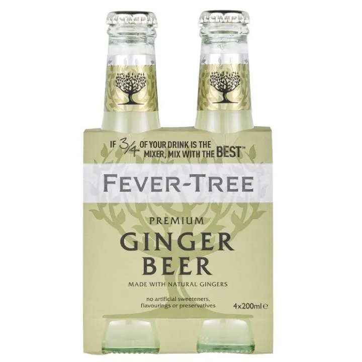 FEVER TREE GINGER BEER 200ML/4CT